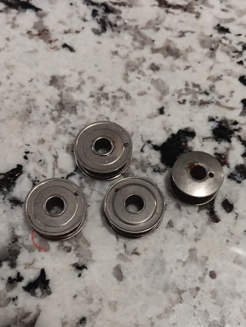 Vintage Metal Sewing Machine Bobbins